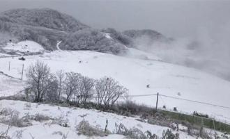 湖北恩施绿葱坡滑雪场